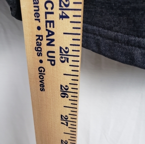 C9 by Champion Duo Dry Gray Cross Zip Long Sleeve with Thumbhole Jacket Sz S - Picture 7 of 8